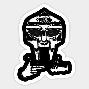 mf doom run the jewels Sticker